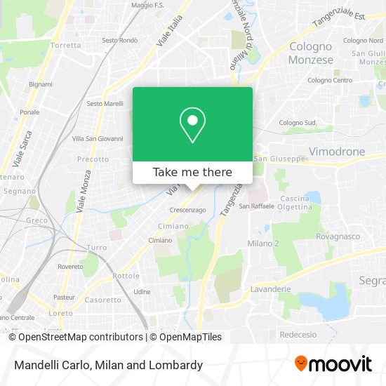 Mandelli Carlo map