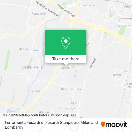 Ferramenta Fusardi di Fusardi Gianpietro map
