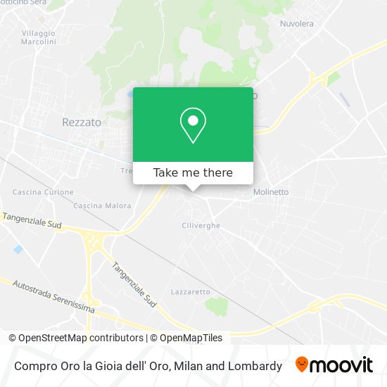 Compro Oro la Gioia dell' Oro map