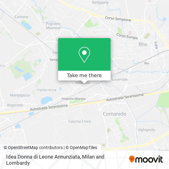 Idea Donna di Leone Annunziata map