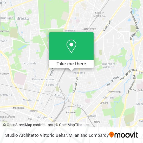 Studio Architetto Vittorio Behar map