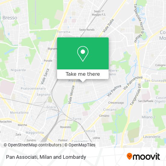 Pan Associati map