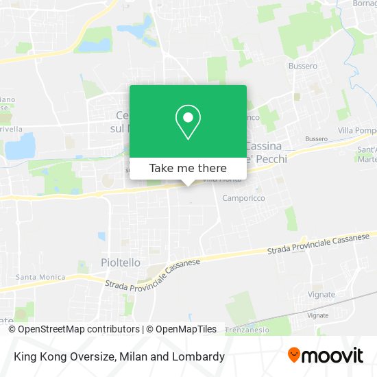 King Kong Oversize map