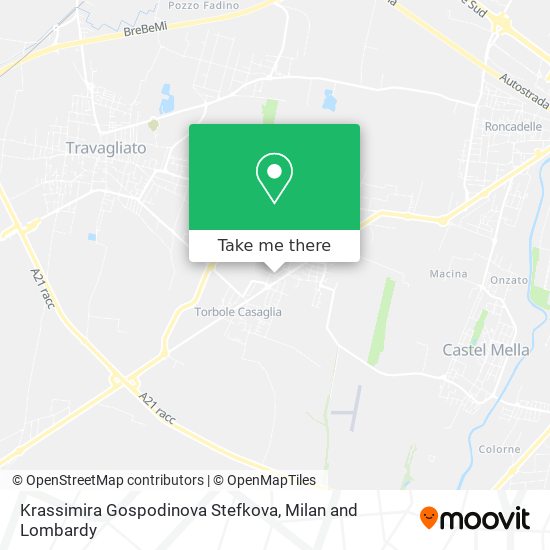 Krassimira Gospodinova Stefkova map