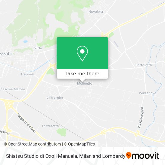 Shiatsu Studio di Oxoli Manuela map