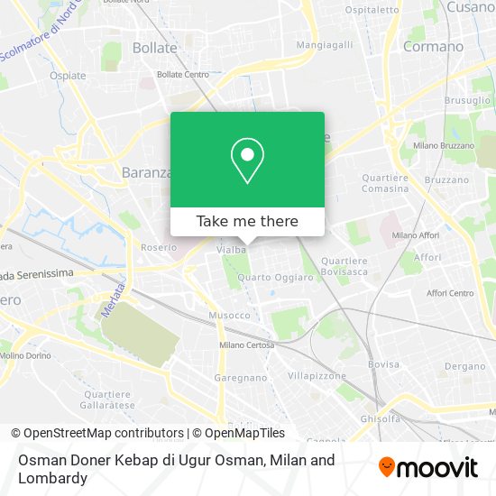 Osman Doner Kebap di Ugur Osman map