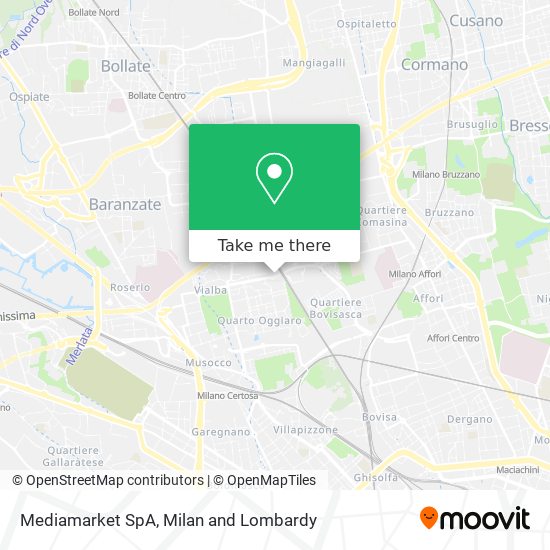 Mediamarket SpA map