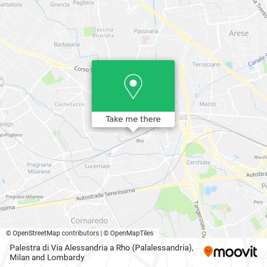 Palestra di Via Alessandria a Rho (Palalessandria) map