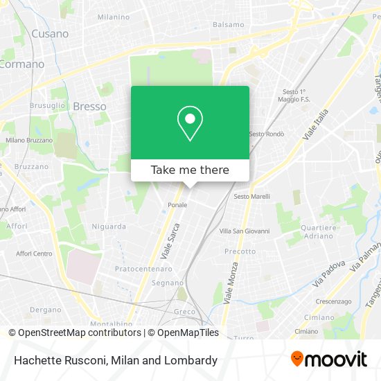 Hachette Rusconi map