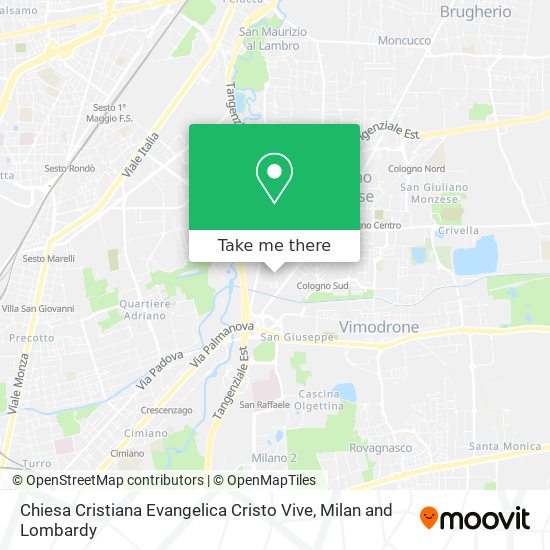Chiesa Cristiana Evangelica Cristo Vive map