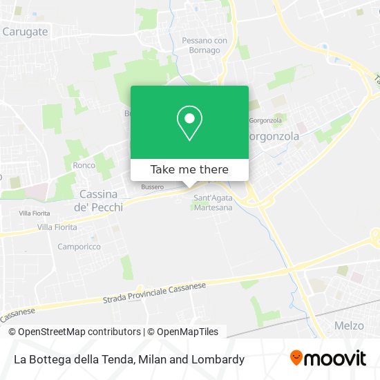 La Bottega della Tenda map