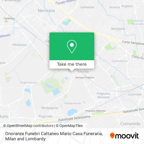 Onoranze Funebri Cattaneo Mario Casa Funeraria map