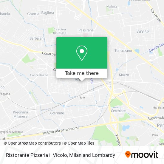 Ristorante Pizzeria il Vicolo map