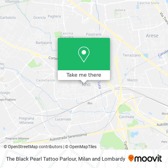 The Black Pearl Tattoo Parlour map