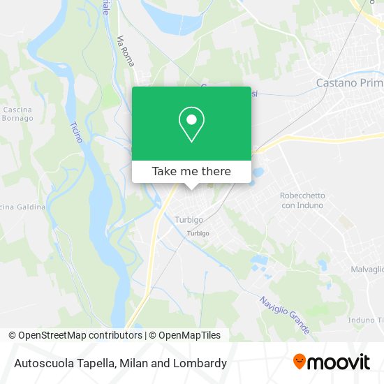 Autoscuola Tapella map