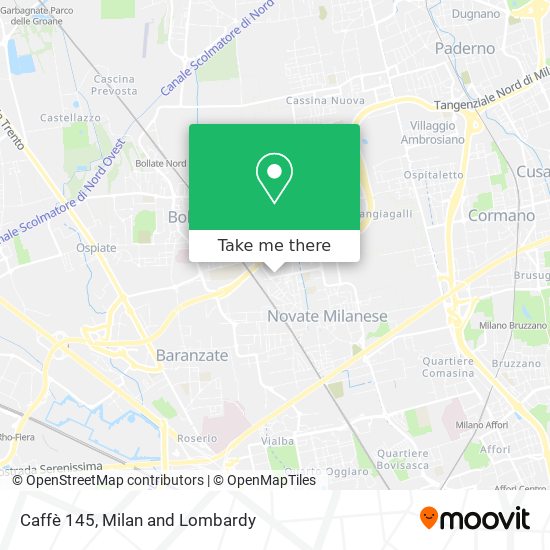 Caffè 145 map