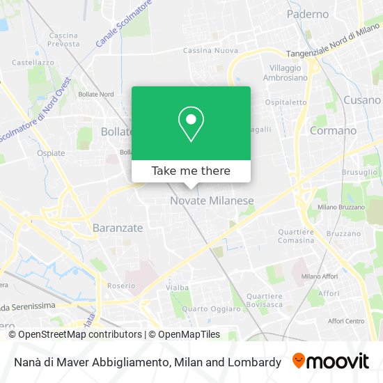 Nanà di Maver Abbigliamento map