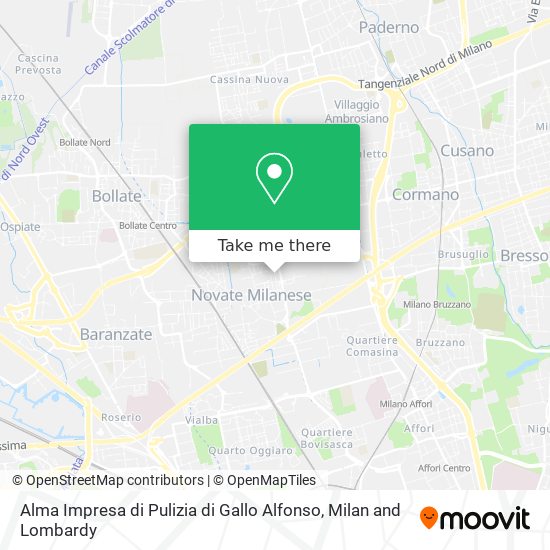 Alma Impresa di Pulizia di Gallo Alfonso map