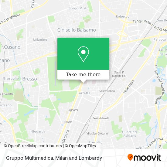 Gruppo Multimedica map