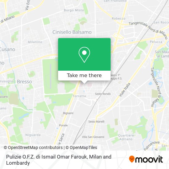 Pulizie O.F.Z. di Ismail Omar Farouk map
