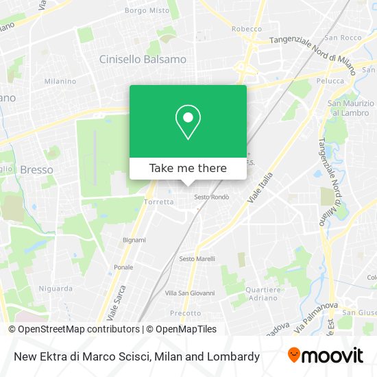 New Ektra di Marco Scisci map