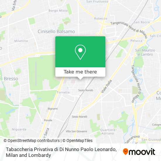 Tabaccheria Privativa di Di Nunno Paolo Leonardo map