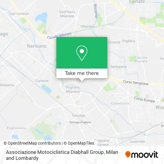 Associazione Motociclistica Diabhall Group map