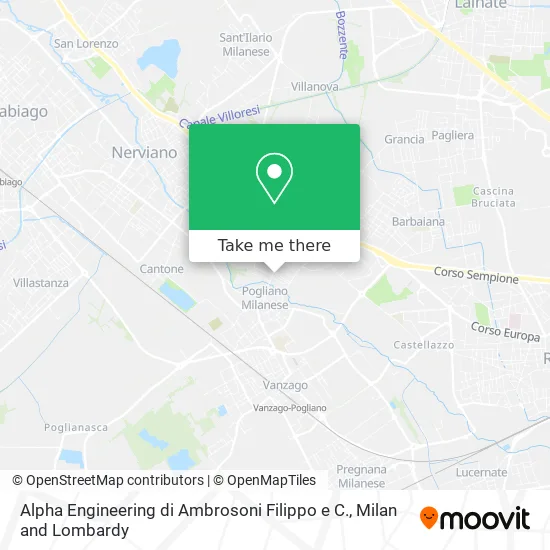Alpha Engineering di Ambrosoni Filippo e C. map