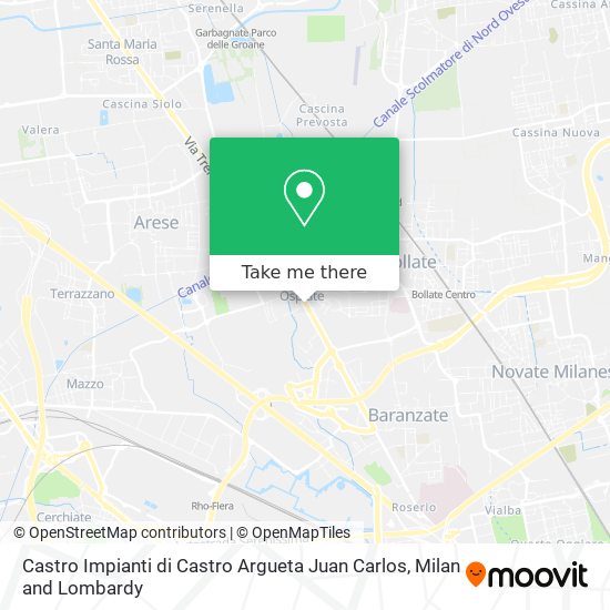 Castro Impianti di Castro Argueta Juan Carlos map