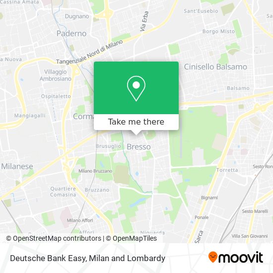 Deutsche Bank Easy map