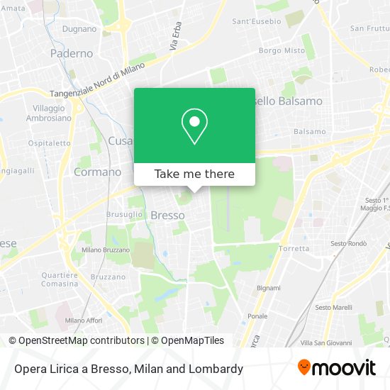 Opera Lirica a Bresso map