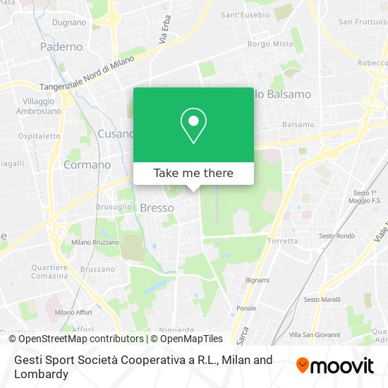 Gesti Sport Società Cooperativa a R.L. map
