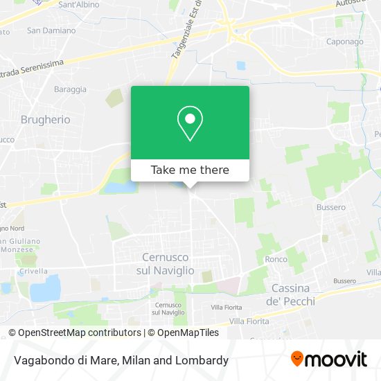 Vagabondo di Mare map