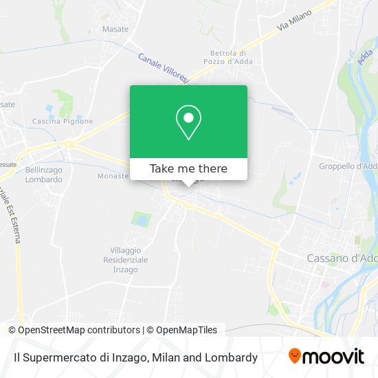 Il Supermercato di Inzago map