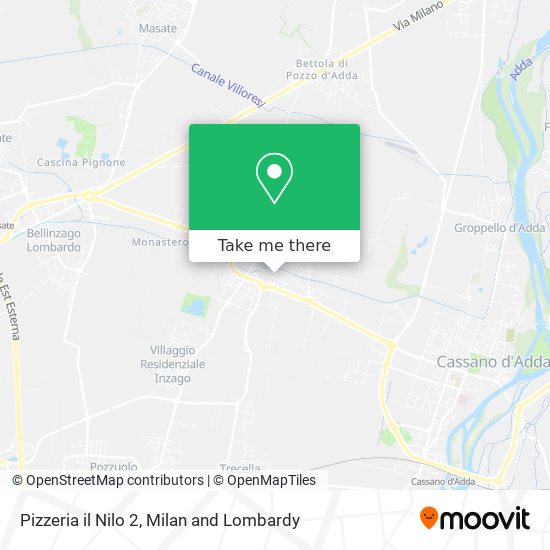 Pizzeria il Nilo 2 map