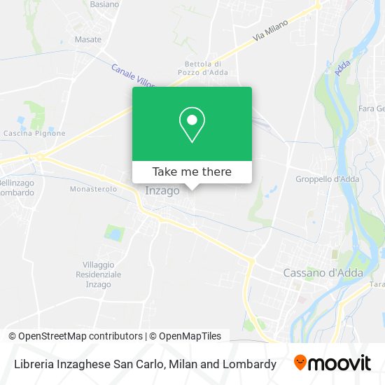 Libreria Inzaghese San Carlo map