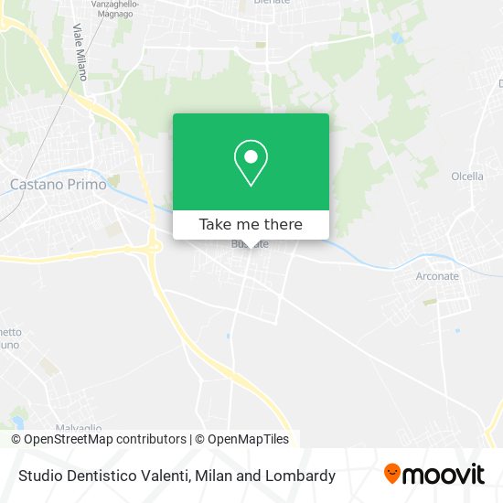 Studio Dentistico Valenti map
