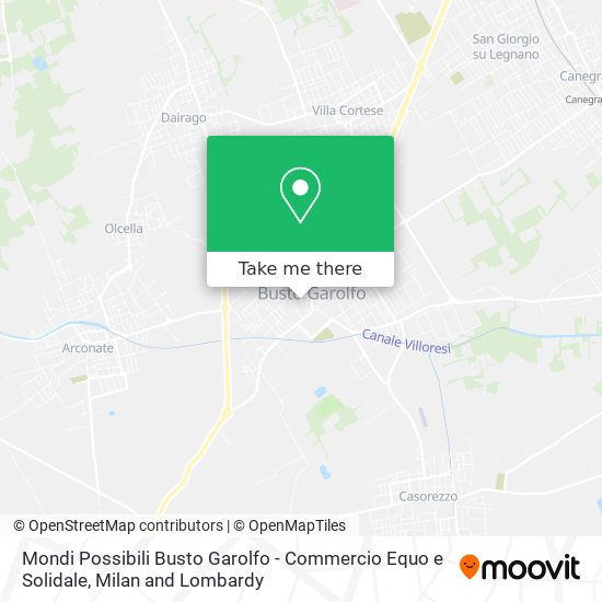 Mondi Possibili Busto Garolfo - Commercio Equo e Solidale map