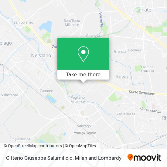 Citterio Giuseppe Salumificio map