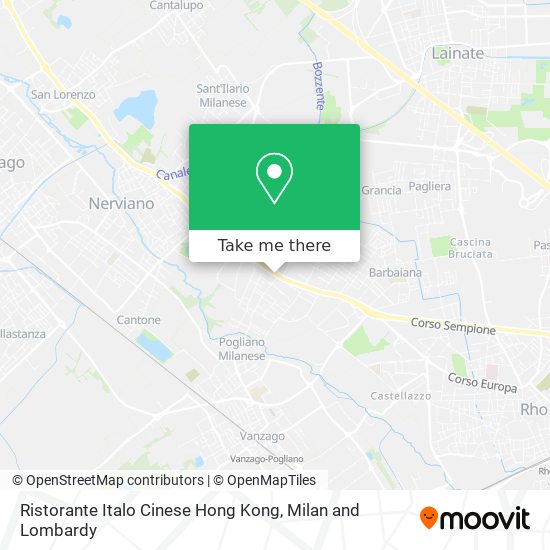 Ristorante Italo Cinese Hong Kong map