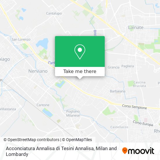 Acconciatura Annalisa di Tesini Annalisa map