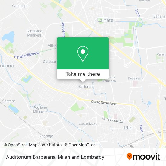 Auditorium Barbaiana map