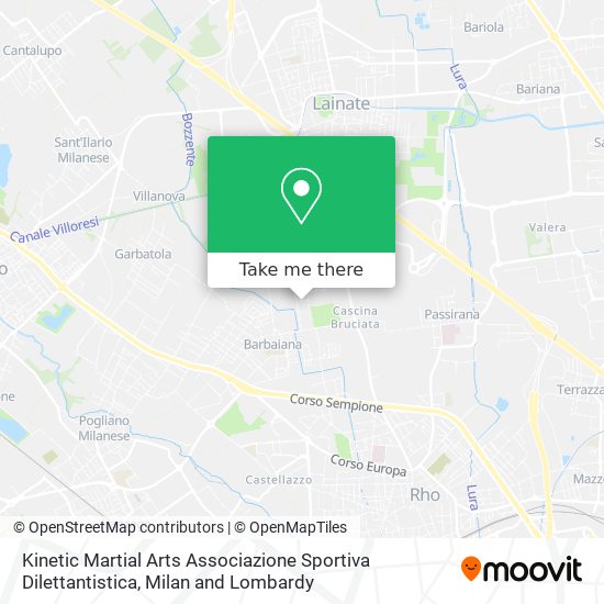 Kinetic Martial Arts Associazione Sportiva Dilettantistica map