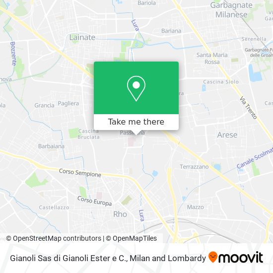 Gianoli Sas di Gianoli Ester e C. map