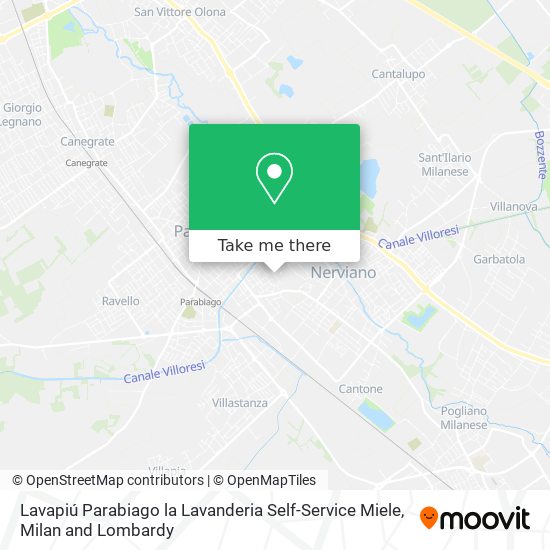 Lavapiú Parabiago la Lavanderia Self-Service Miele map