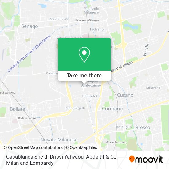 Casablanca Snc di Drissi Yahyaoui Abdeltif & C. map