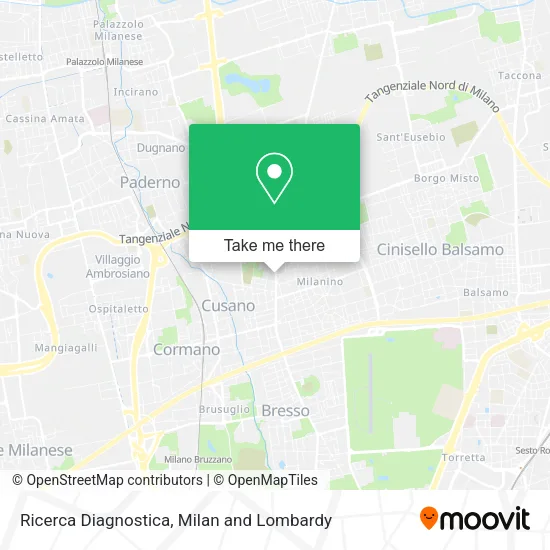 Ricerca Diagnostica map
