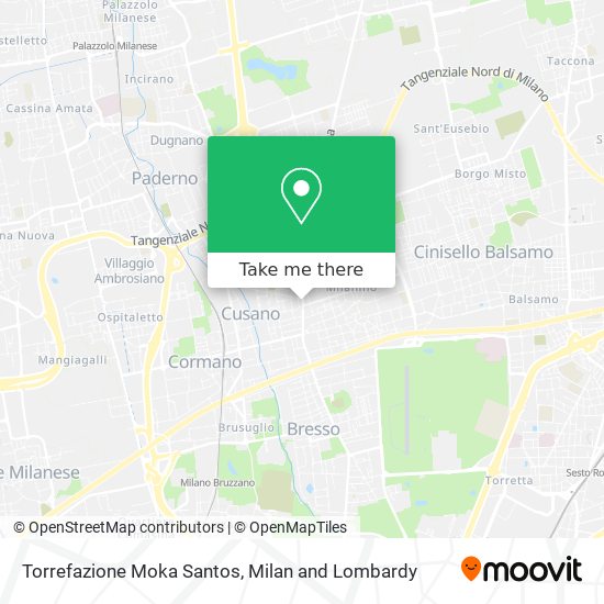 Torrefazione Moka Santos map