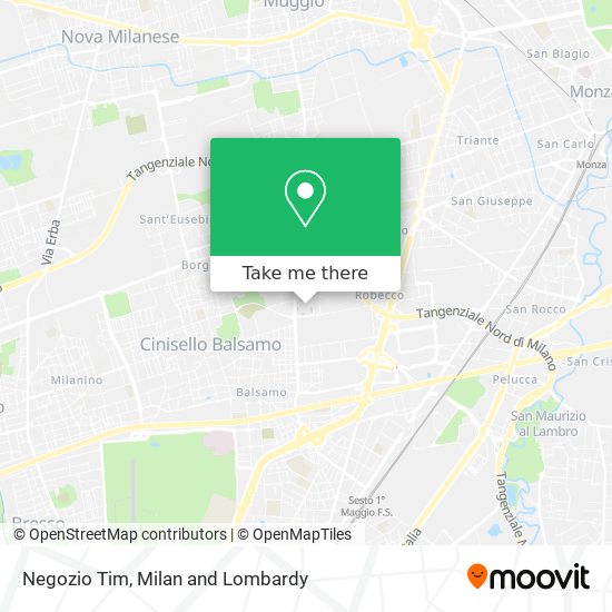 Negozio Tim map