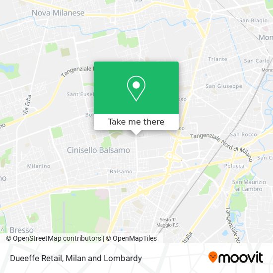 Dueeffe Retail map